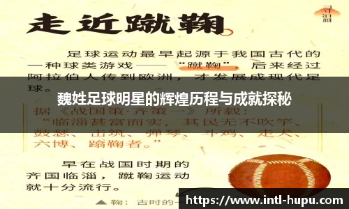 魏姓足球明星的辉煌历程与成就探秘
